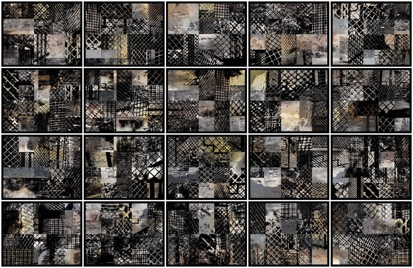 (1455-0290-20) Grid-like Landscape, 2018